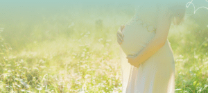 Pregnant Mother in a field